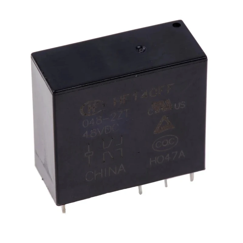 RS PRO PCB Power Relay 48V DC Coil 10A Switching Current DPDT 530mW Coil Power 29x13x26.3mm 800-4491