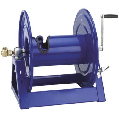 RS PRO Industrial Hose Reel 19 mm ID 445 mm Diameter Manual Retraction 210 bar Operating Pressure 53 m Length 800-6750