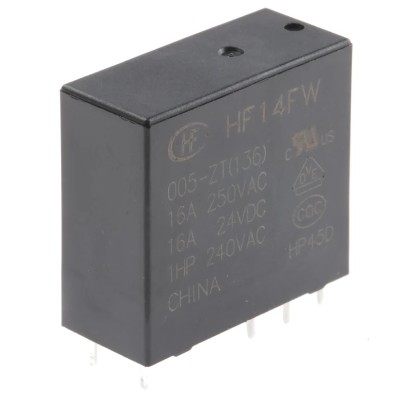 RS PRO RS PRO PCB Power Relay 5V dc Coil 20A Switching Current SPDT 800-4495