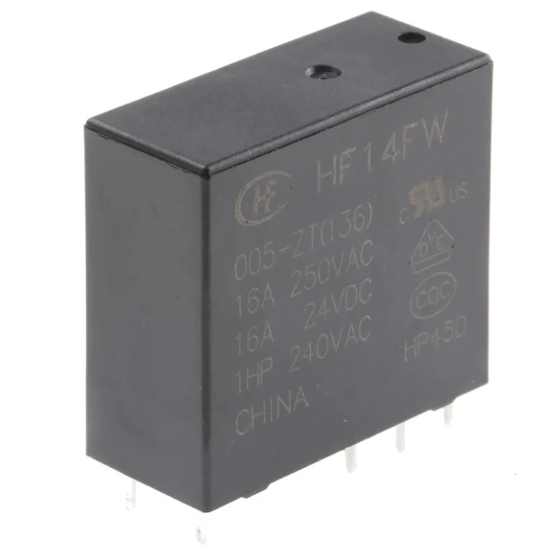 RS PRO RS PRO PCB Power Relay 5V dc Coil 20A Switching Current SPDT 800-4495