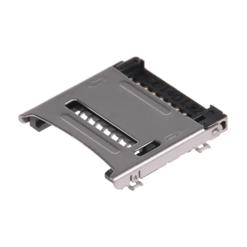 Molex 8 Way Hinged MicroSD Memory Card Connector, Solder, Surface Mount, Gold over Nickel Contacts 47219-2001