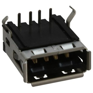 Molex Right Angle Through Hole Female 1 Port USB Type A USB Connector USB 2.0 67643-0910