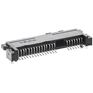 Molex Serial ATA SATA Series Right Angle Surface PCB Socket 22-Contact 1 Row 1.27 mm Pitch 47018-4001
