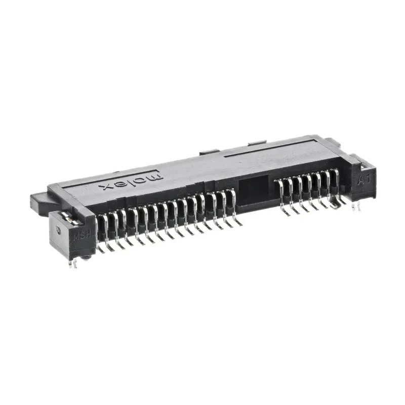 Molex Serial ATA SATA Series Right Angle Surface PCB Socket 22-Contact 1 Row 1.27 mm Pitch 47018-4001