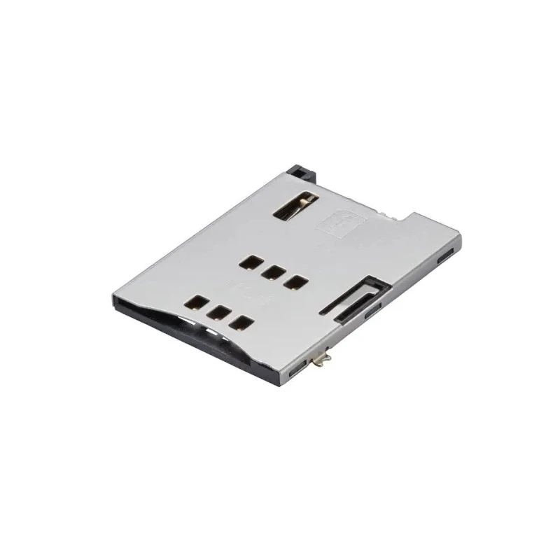Molex 6 Way Push-Push Mini SIM Memory Card Connector, Surface Mount, Thermoplastic Housing, Gold Plated Contacts 47553-2001