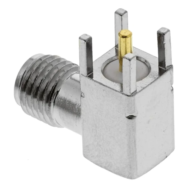 Molex SMA Series Coaxial Connector PCB Female SMA 50 Ω Right Angle Body Solder 73100-0115