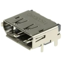 Molex DisplayPort Series Right Angle Surface PCB Socket, 20-Contact, 2 Row, 40V, 0.5 mm Pitch, Solder Termination 47272-0001