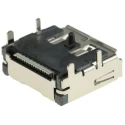 Molex DisplayPort Series Right Angle Surface PCB Socket, 20-Contact, 2 Row, 40V, 0.5 mm Pitch, Solder Termination 47272-0001