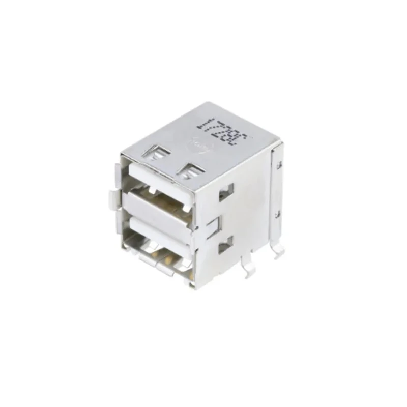 Molex Right Angle Through Hole Female 2 Port USB Type A Connector USB 2.0 67298-4090