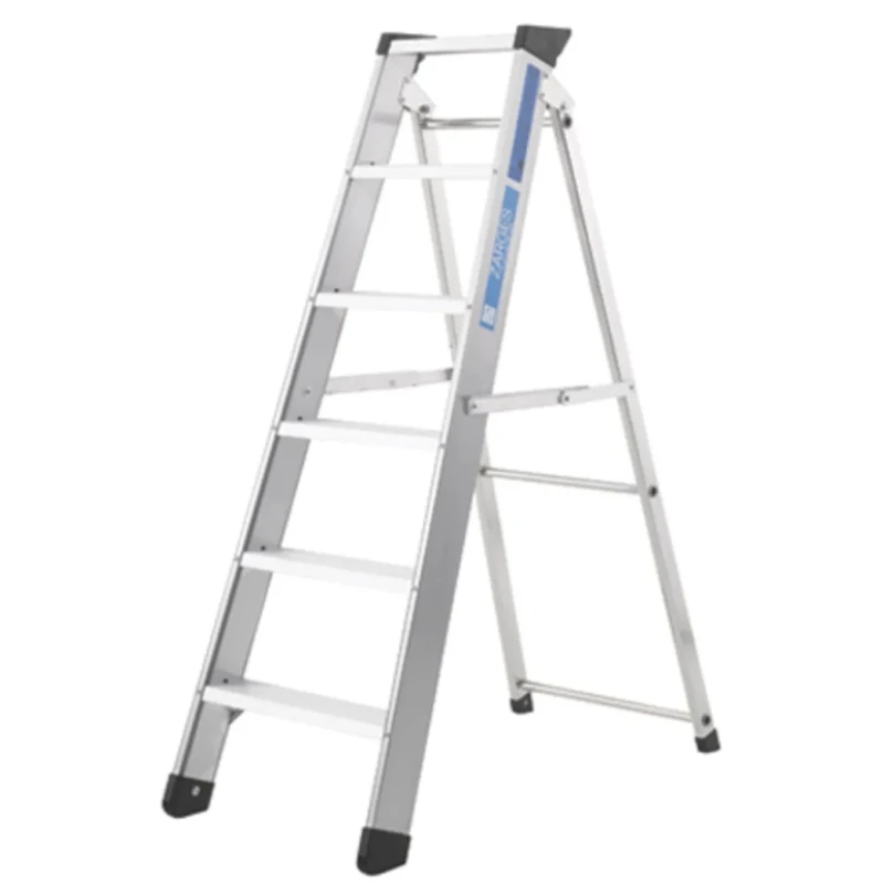 Zarges Aluminium 6 Steps Step Ladder 1.3m Open Length 175kg Load Capacity 49606
