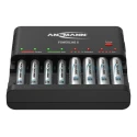 Ansmann Powerline 8 Traveller Battery Charger For 12V NiCd NiMH 500mA AA AAA Worldwide Plug 1001-0006-01