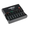 Ansmann Powerline 8 Traveller Battery Charger For 12V NiCd NiMH 500mA AA AAA Worldwide Plug 1001-0006-01