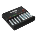 Ansmann Powerline 8 Traveller Battery Charger For 12V NiCd NiMH 500mA AA AAA Worldwide Plug 1001-0006-01