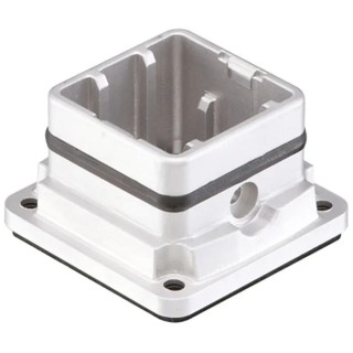 HARTING Han-Yellock Range Heavy Duty Power Connector Hood Bulkhead Mount Die Cast Zinc IP65 IP67 11200030300