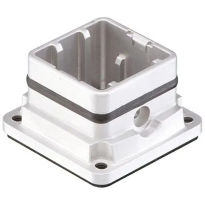 HARTING Han-Yellock Range Heavy Duty Power Connector Hood Bulkhead Mount Die Cast Zinc IP65 IP67 11200030300