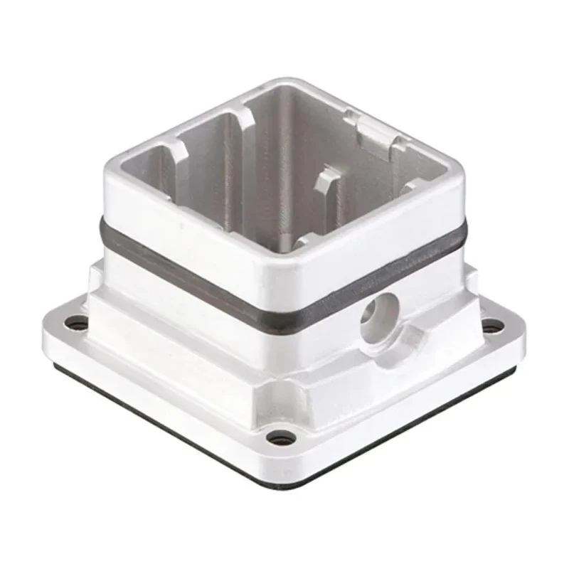 HARTING Han-Yellock Range Heavy Duty Power Connector Hood Bulkhead Mount Die Cast Zinc IP65 IP67 11200030300