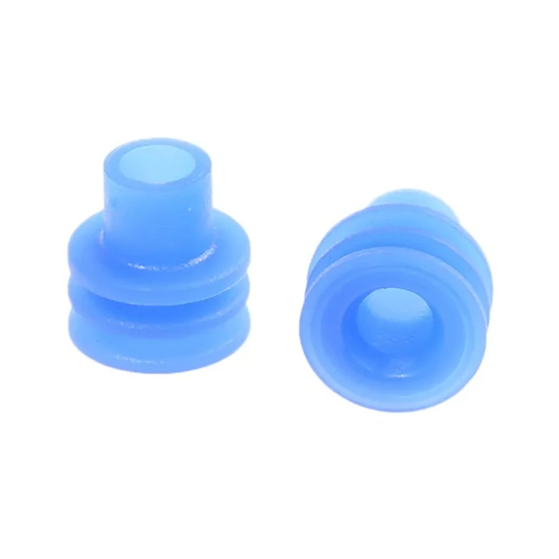 Delphi Automotive Connector Seal Cable Seal Silicone Housing Grey 7.5x7.5x7.25mm 15324981