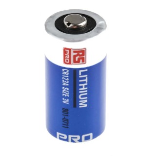 RS PRO Lithium Manganese Dioxide 3 V Camera Battery 1.7 Ah 16.7 mm CR17345