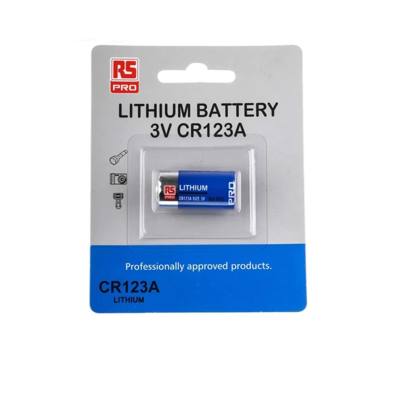 RS PRO Lithium Manganese Dioxide 3 V Camera Battery 1.7 Ah 16.7 mm CR17345