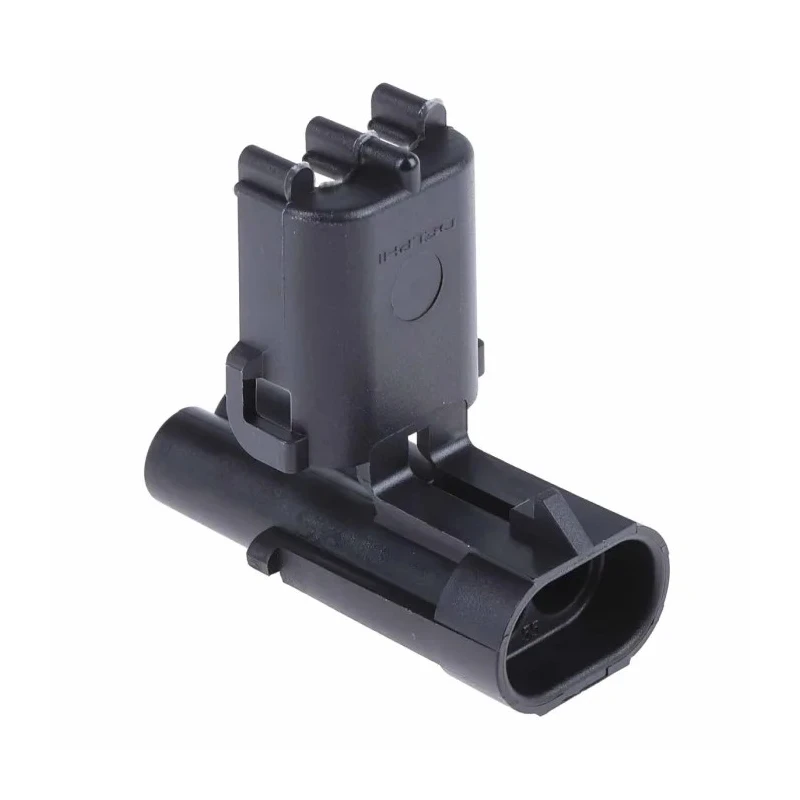 Delphi Weather-Pack Automotive Connector Male 2 Way Crimp Termination Black Cable 20A 12010973