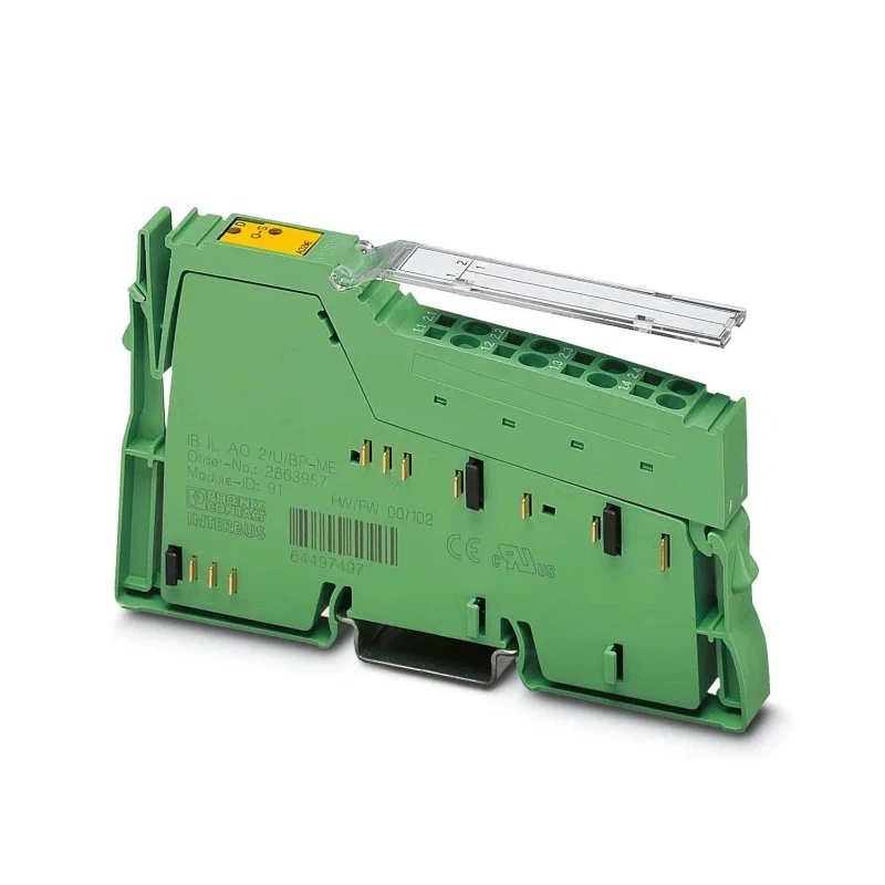 Phoenix Contact IB IL Series Analog Output Terminal Block for Inline Station 24V DC 16-Bit Resolution 2863957