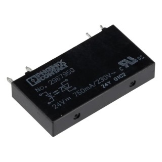 Phoenix Contact Solid State Relay 24V DC Input 24-253V AC Output Through Hole Mount OPT-24DC/230AC/1 2967950