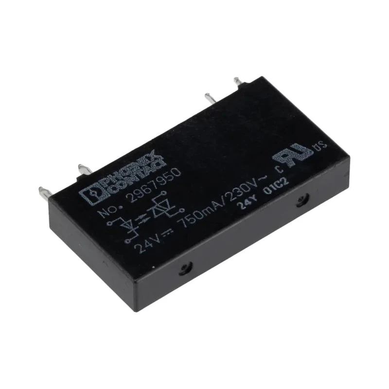 Phoenix Contact Solid State Relay 24V DC Input 24-253V AC Output Through Hole Mount OPT-24DC/230AC/1 2967950