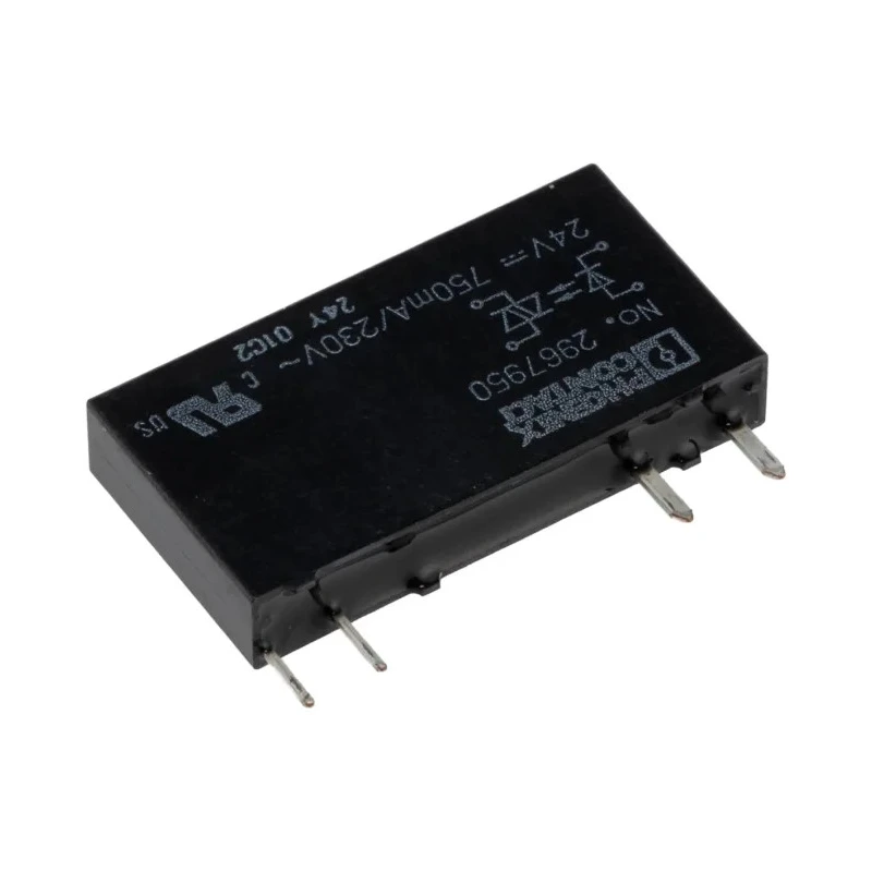 Phoenix Contact Solid State Relay 24V DC Input 24-253V AC Output Through Hole Mount OPT-24DC/230AC/1 2967950
