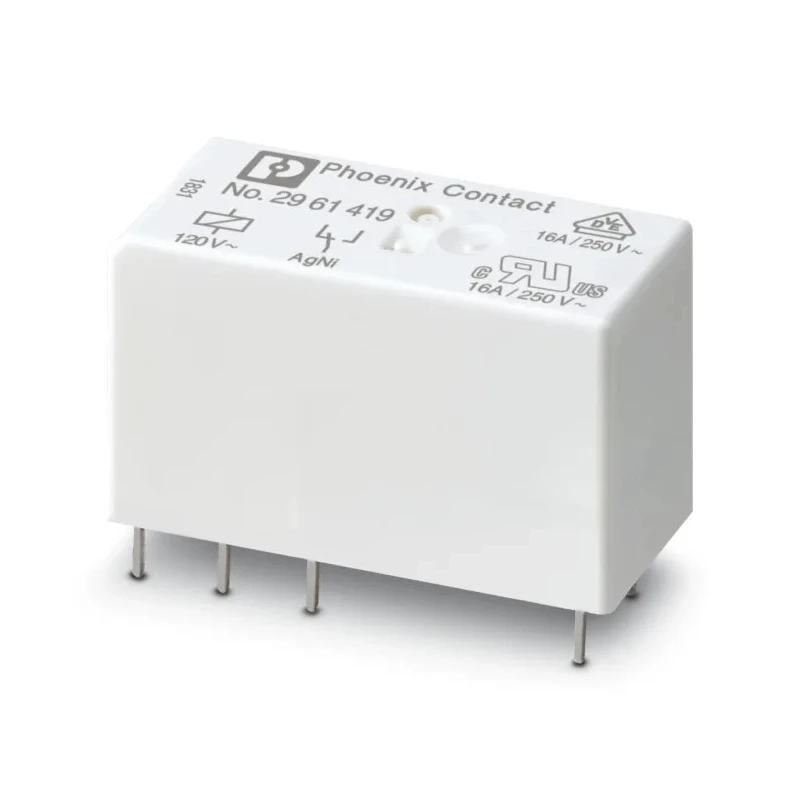 Phoenix Contact PCB Power Relay 120V AC Coil, 16A Switching Current, SPDT Model 2961419