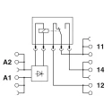 Phoenix Contact Interface Relay Module, SPDT 10A Silver Alloy Contacts, DIN Rail Mount, 24V DC Coil, 18mA Coil 2900291