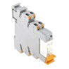 Phoenix Contact Interface Relay Module PLC-RPT- 24DC/21-21, DIN Rail Mount, 24V DC Coil, DPDT, 18mA Coil Current 2900330