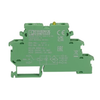 Phoenix Contact DIN Rail Interface Relay 5V AC/DC Coil 5A SPST Contact 2941170