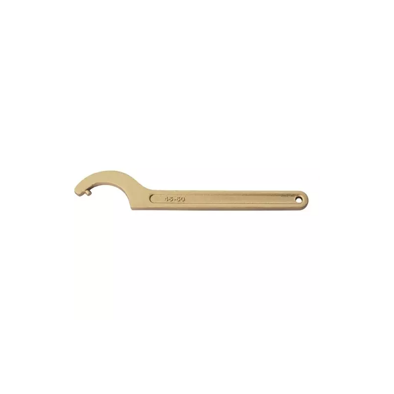 de-neers-19-50-mm-aluminium-bronze-non-sparking-hook-wrench-63602