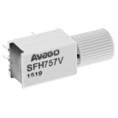 Broadcom 100 MBd Fibre Optic Transmitter Round Connector 685 nm 8.8 mm x 9 mm x 24 mm SP000063858