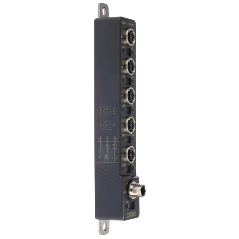 Phoenix Contact Unmanaged 5 Port Ethernet Switch 2700200, Rack Mount, IP67, 100 Mbps, PBT Housing