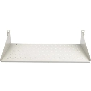 RS PRO Grey Cantilever Shelf 2 U 25kg Load 483mm x 250mm Steel Electrostatic Powder Paint 802-0273