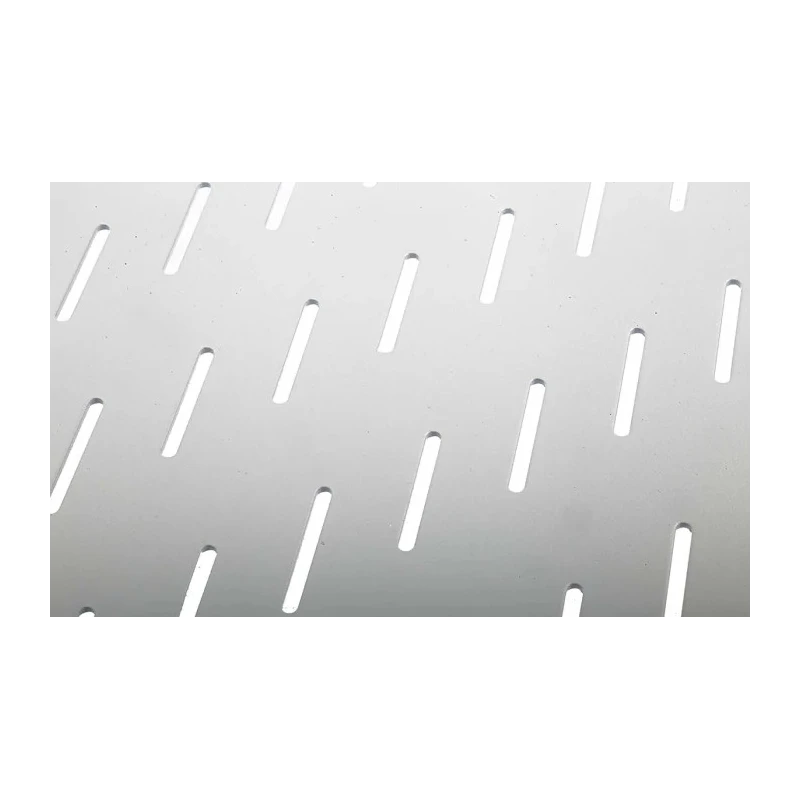 RS PRO Grey Cantilever Shelf 2 U 25kg Load 483mm x 250mm Steel Electrostatic Powder Paint 802-0273