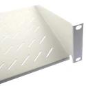 RS PRO Grey Cantilever Shelf 2 U 25kg Load 483mm x 250mm Steel Electrostatic Powder Paint 802-0273