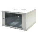 RS PRO 12 U-Rack Server Cabinet Wall Mount Steel Enclosure with Transparent Door 645mm Height 600mm Width 450mm 802-0336