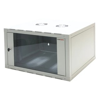 RS PRO 12 U-Rack Server Cabinet Wall Mount Steel Enclosure with Transparent Door 645mm Height 600mm Width 450mm 802-0336
