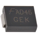 Taiwan Semiconductor 1-Element Bi-Directional TVS Diode Surface Mount 1.5 kW Peak Pulse Power 2-Pin DO-214 SMCJ14CA