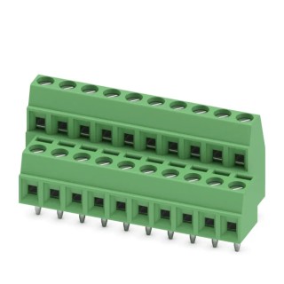 Phoenix Contact MKKDS 1/10-3.81 Series PCB Terminal Block 10-Contact 3.81 mm Pitch 2 Row 200V 8A 1708110