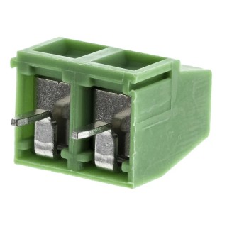 Phoenix Contact MKDSN 1.5/2 Series Straight PCB Terminal Block, 2 Contacts, 5 mm Pitch, 13.5A, 160V, Polyamide 1729018