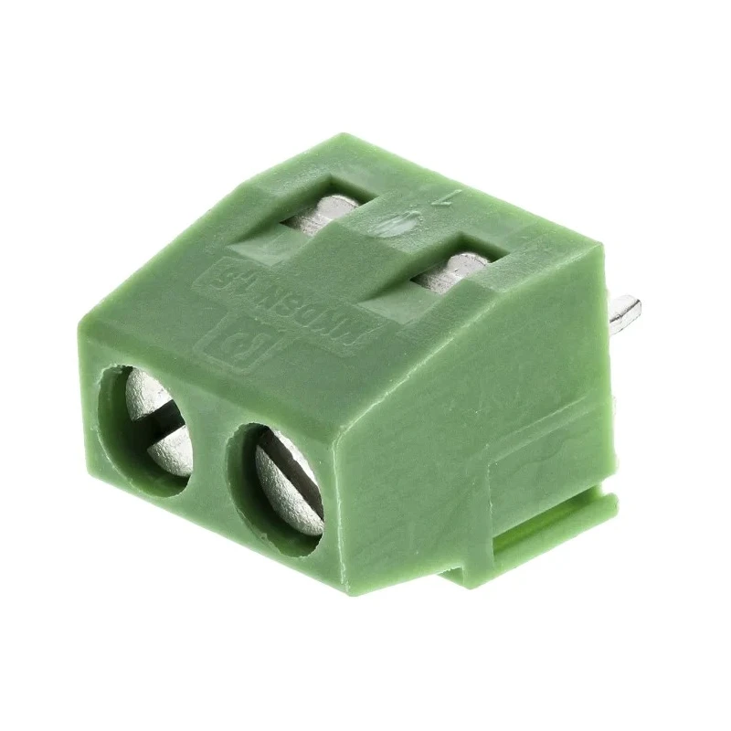 Phoenix Contact MKDSN 1.5/2 Series Straight PCB Terminal Block, 2 Contacts, 5 mm Pitch, 13.5A, 160V, Polyamide 1729018