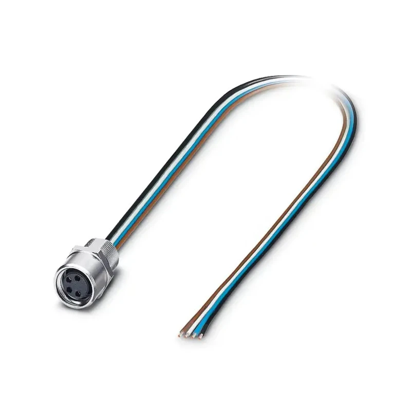 Phoenix Contact Female 4 Way Straight to 4 Way Unterminated Sensor Actuator Cable, 0.5 m 1500363