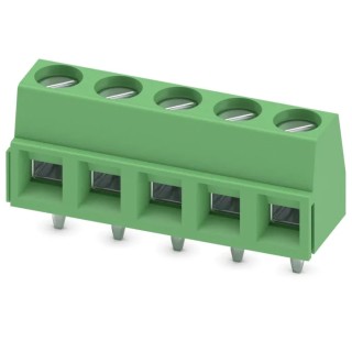 Phoenix Contact MKDSN 1.5/5 Series Straight PCB Terminal Block, 5 Contacts, 5 mm Pitch, 13.5A, 160V, Polyamide 1729047