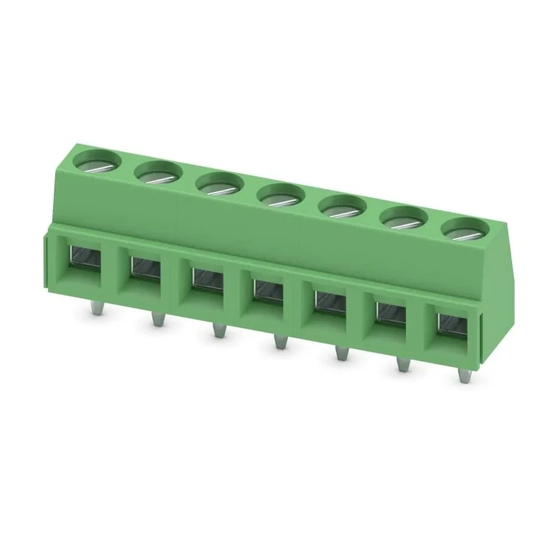 Phoenix Contact MKDSN 1.5/7-5.08 Series Straight Wave Soldering Mount PCB Terminal Block 7 Contact 5.08 mm Pitch 1729173
