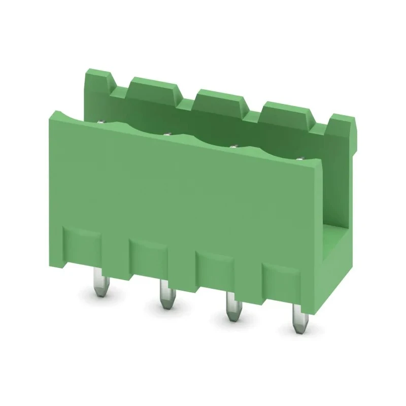 Phoenix Contact MSTBV 2.5/ 4-G-5.08 Series Pluggable Terminal Block, 4-Contact, 5.08 mm Pitch, 1 Row, 320V, 12A 1758034