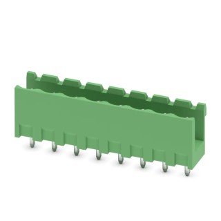 Phoenix Contact COMBICON MSTBV Series Pluggable Terminal Block, 8-Contact, 5.08 mm Pitch, 1 Row, 12A, 320V, Green 1758076