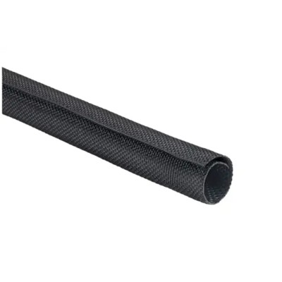 HellermannTyton Braided Polyethylene Terephthalate Black Cable Sleeve 2m Length 16-19mm 170-01014 TWIST-IN 19-PET-BK